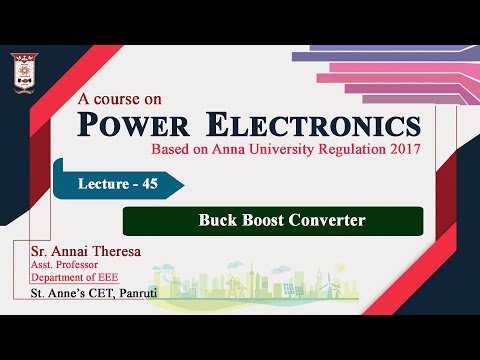 Lecture 3.16 Buck Boost Converter