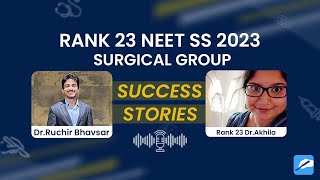 AIR 23 Dr. Akhila Interview