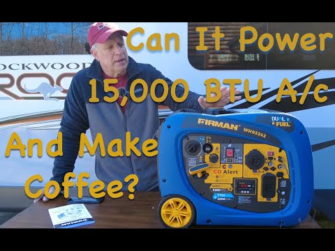 RV For The Rest Of Us: Review Firman WH03242, Can It Power A 15,000 BTU A/C And Still Make Coffee