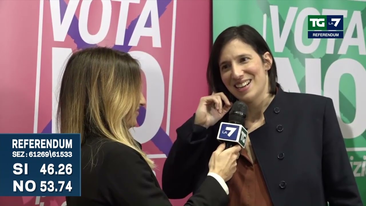 Referendum giustizia, Mentana a Elly Schlein: "È la prima vera vittoria del centrosinistra ...