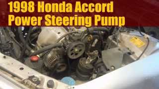 1998 Honda Accord How to Replace the Power Steering Pump