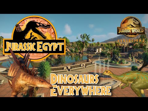 Gardens, Fountains, and Heaps of Dinosaurs! - Jurassic Egypt: Episode 3 (JWE2)