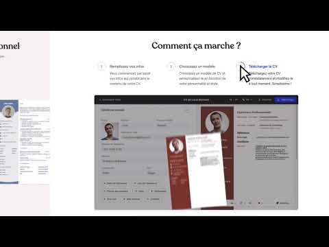 CV.fr : CV designer en ligne