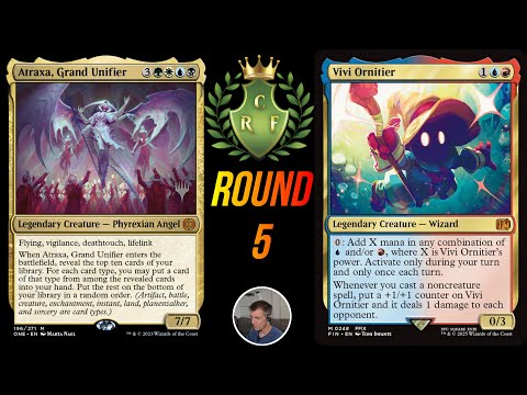 CDF r5 Fatraxa (Léo Facca) VS Vivi (Mael Gourves) - MTG French Duel Commander Magic
