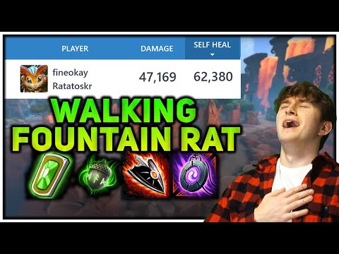 60,000+ Self Healing Record!! Walking Fountain Ratatoskr Build!