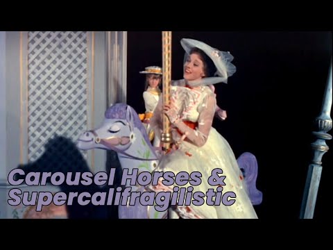 Carousel Horses & Supercalifragilistic (Mary Poppins - Behind the Scenes, 1963) - Julie Andrews