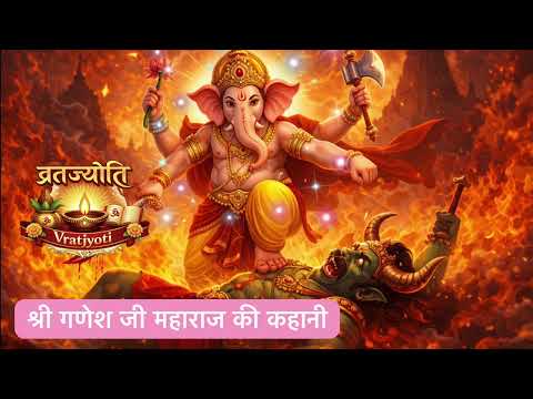 गणेश जी की राक्षस वध कथा | Ganesh Maharaj Ki Kahani | Vrat Jyoti