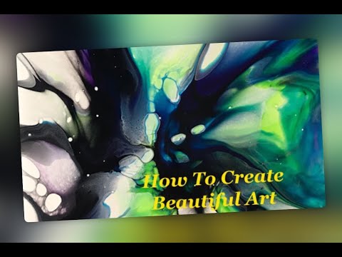 (259) Kings Bloom Technique - Acrylic Pour Painting