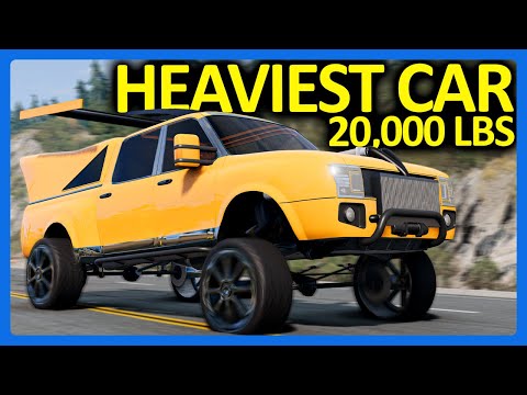 I Built the HEAVIEST Car in BeamNG...