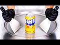 Fanta Pineapple Ice Cream Rolls ASMR