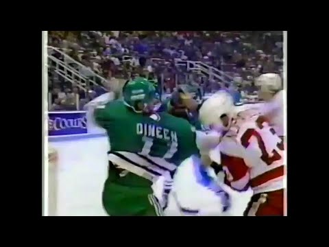 Whalers - Red Wings rough stuff 11/3/89