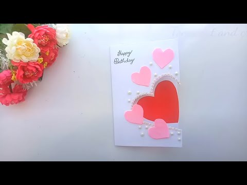 Beautiful Handmade Birthday card Birthday card idea