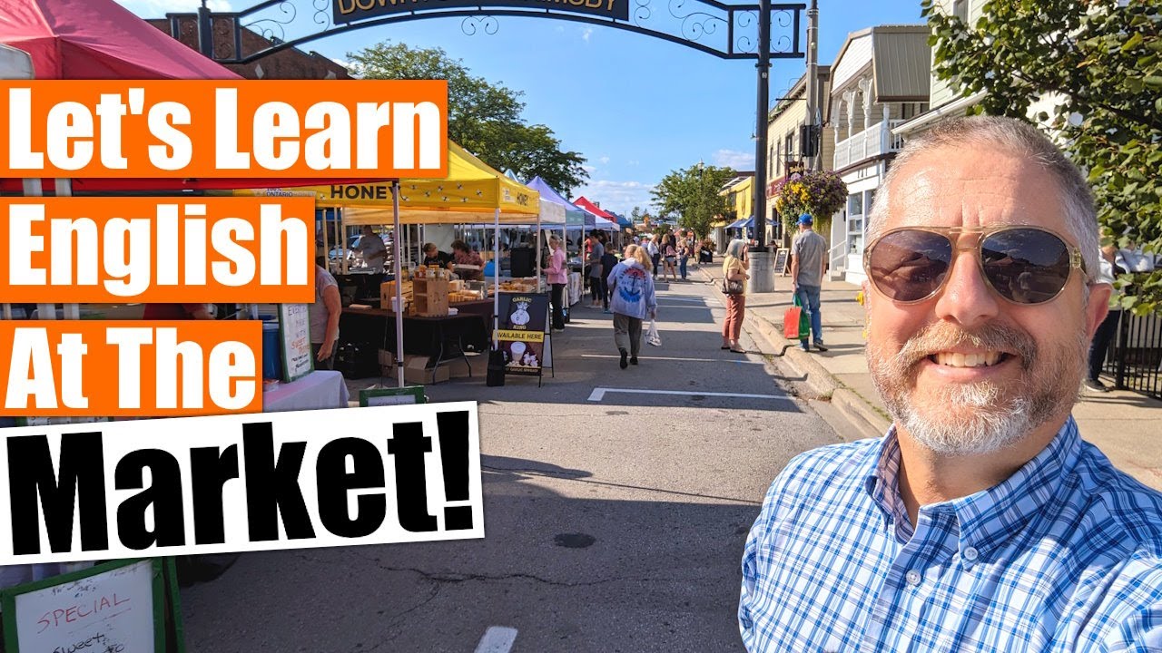 Let's Learn English at the Market! 🍎💐🍓