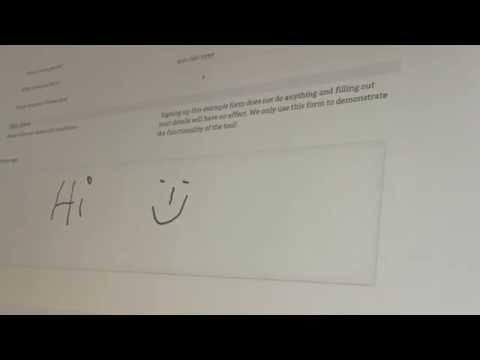 Adding a signature with our Excel Form Builder
