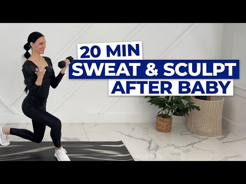 Full Body Postpartum Workout 20 Minute Tone After Pregnancy