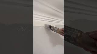 Trucco per verniciare parete bicolore con pannello decorativo #comeimbiancare #shortsitalia