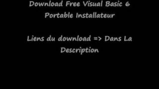 Download Visual Basic 6 Portable Free Gratuit