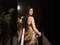 1 2 Disha Patani Adds Glam With Deep Neck Halter Blouse With Golden Saree At Diwali Party ProMedia