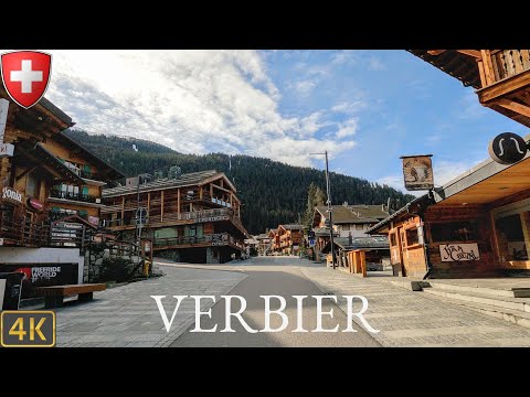 Driving Verbier Switzerland 🇨🇭 | 4K Scenic Drive