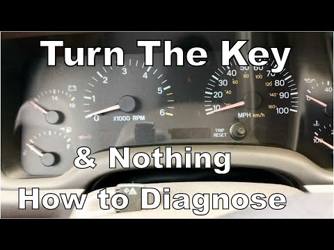 Turn The Key & Nothing - No Dash Lights, No Crank, No Start, No Nothing. How to Diagnose