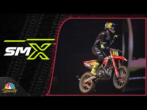 Jett Lawrence overcomes shaky moments to win the 450SX in Detroit | Motorsports on NBC