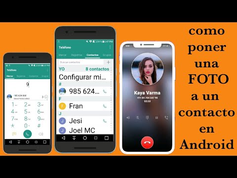como poner fotos a los contactos en cualquier celular Android / fácil y rápido