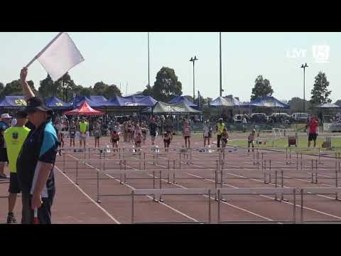 Boys U11 60m Hurdle Heat 2 - 2019 State Track and Field Championships // LAVicTV