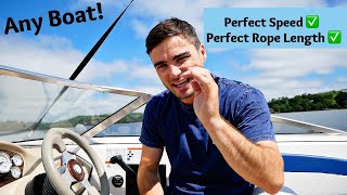 What Boat Speed + Rope Length for Wakeboarding - Any Boat!