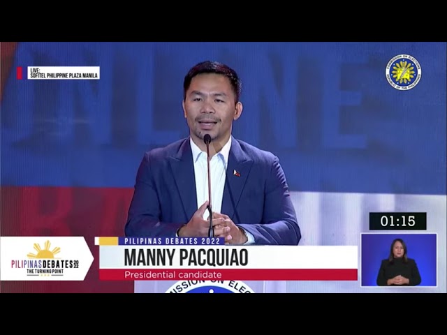 HIGHLIGHTS: Comelec’s PiliPinas Debates for presidential candidates