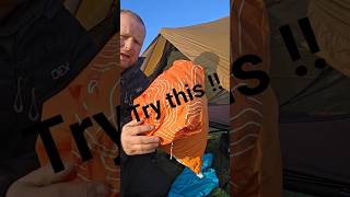Comfortable camping klymit pillow.