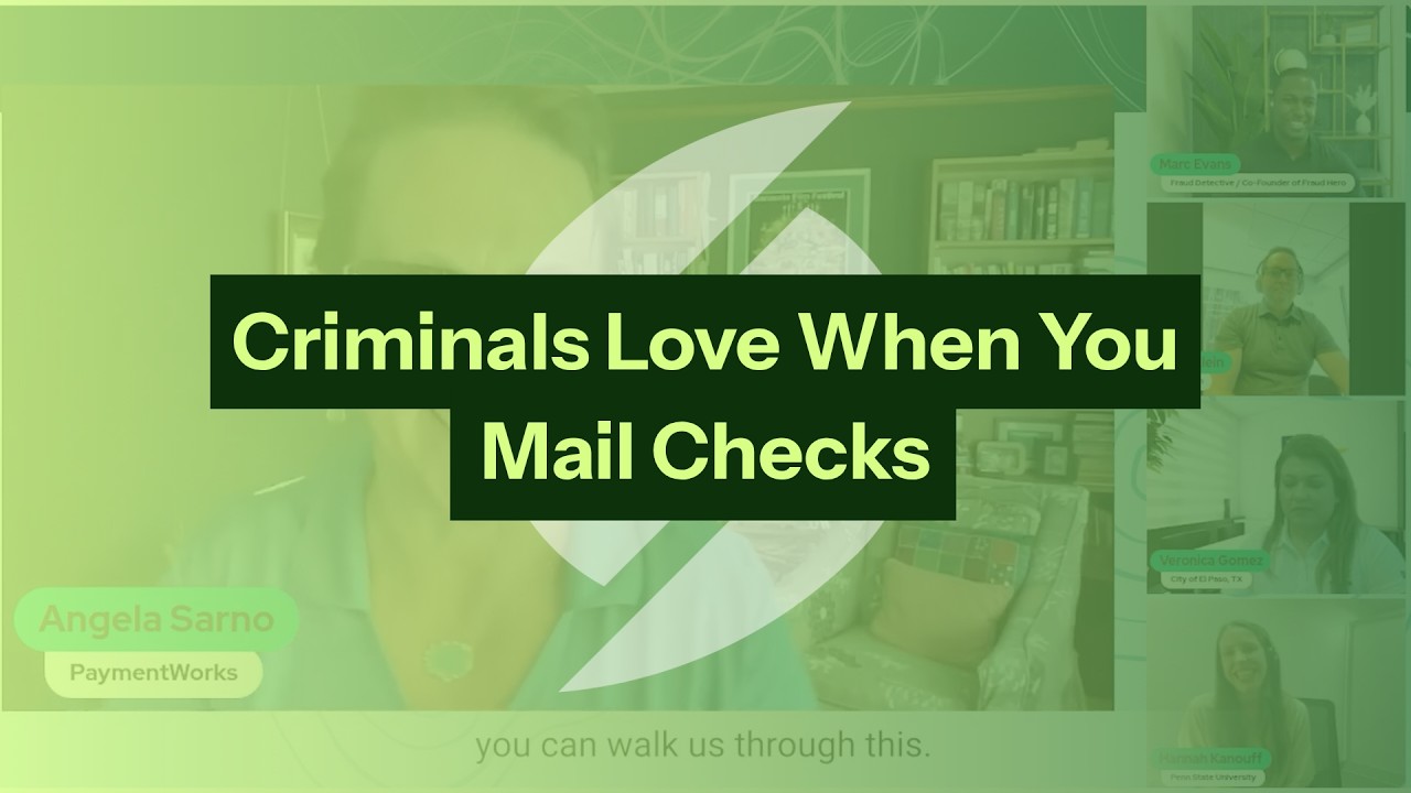 Criminals Love When You Mail Checks