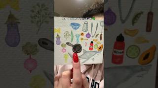 How to Paint a Skillet in 17 Sec Tutorial🍳 #shorts #shortsart #art #painting #howtopaint #tutorial