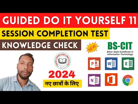 GUIDED DO-IT-YOURSELF SESSION 11 | BS-CIT SESSION 6 [HINDI]