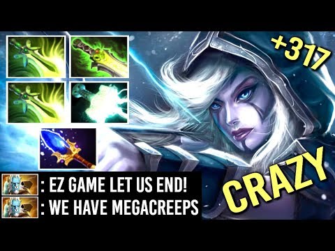 WTF +315 Agility Super Speed Drow Ranger Electric Gun Crazy Comeback Top1 Rank World Dota 2