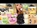 ASMR BUBBLE TEA CAKE TAPIOCA BOBA LAVA CAKE CAKE POPSICLES MUKBANG 먹방