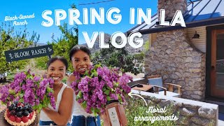 Los Angeles diaries (Black-Owned ranch, floral arrangements, spring dress try-on haul)