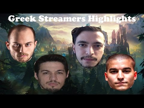 LOL GREEK STREAMERS BEST PLAYS / FUNNY MOMENTS (FORGIVEN/ΑΡΧΗΓΟΣ/WARRIORLADY/RIOU/OWNER/FREEZY)