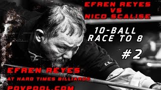 'Efren' 10-Ball Challenge • Efren Reyes  vs Nico Scalise /  May 2016