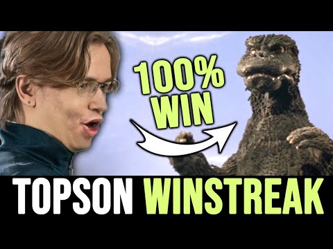 Topson 100% WINRATE on BROKEN Hero — New Favorite Mid