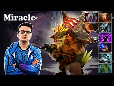 Miracle - Bristleback Midlane | Dota 2 7.29c Gameplay