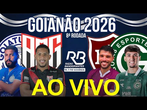 AO VIVO - Goiatuba x Atlético / Inhumas x Goiás | Campeonato Goiano- 07/02/2026