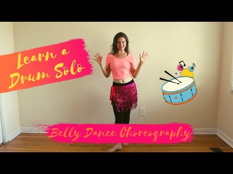 Learn to Belly Dance | Drum Solo Choreography | Belly Dancing Tutorial