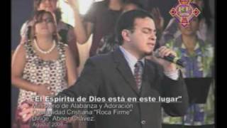 preview picture of video 'El Espiritu de Dios esta en este lugar cantado por el grupo de alabanza de C. C. Roca Firme'