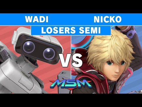 MSM 176 - Wadi (R.O.B.) vs Nicko (Shulk) Losers Semis - Smash Ultimate