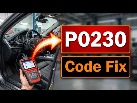 How To Fix P0230 Code - Fuel Pump Primary Circuit Malfunction