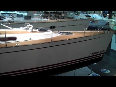 Najad 440 CC at the  Dusseldorf Boat Show January 2011