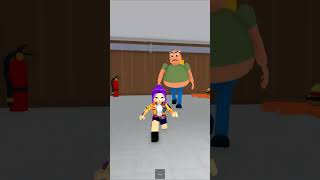 Rumi vs TEAM FAT GUY ESCAPE! #roblox #shorts
