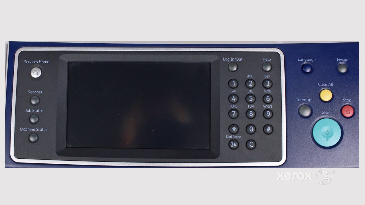 Xerox® WorkCentre® 5945/5955 User Interface - Xerox