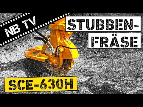 Herder SCE-630H | Stubbenfräse für Bagger | Baumstumpffräse für Bagger