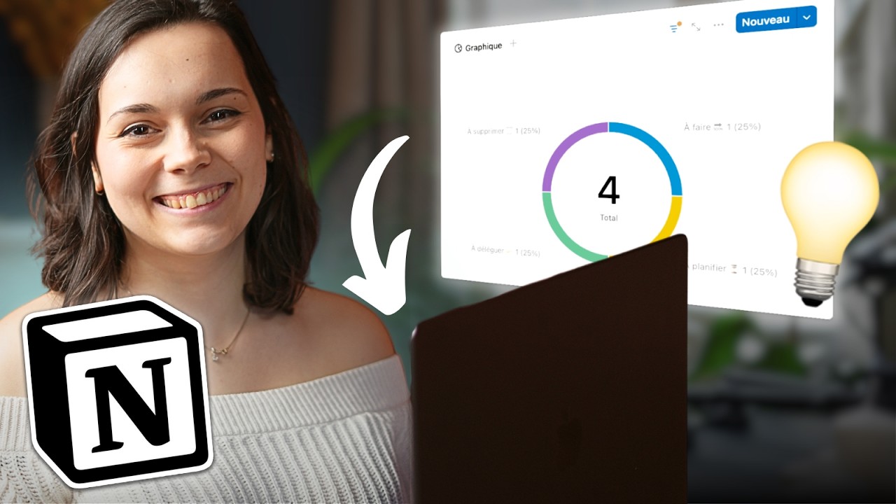 5 idées de GRAPHIQUES pour ton espace NOTION 📊